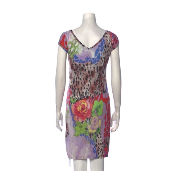 AUTHENTIC Vintage Blumarine Printed Knee-Length Dress - Picture 6 of 6